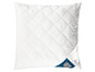 Ein weißes, gestepptes Kissen mit TecFill 25 Füllung.