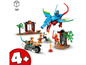 LEGO Ninjago Set mit Drache, Motorrad und Ninja-Figuren.