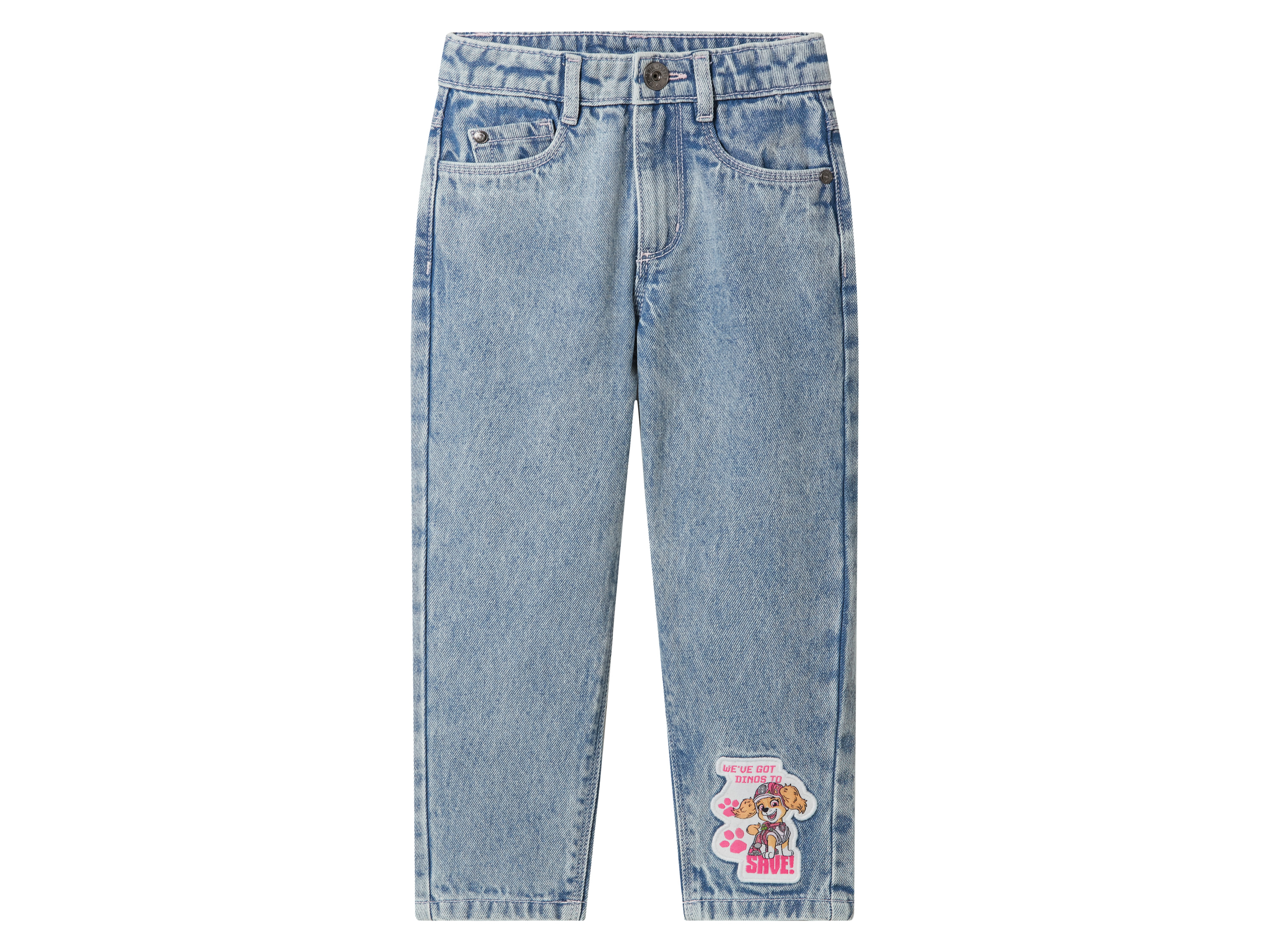 LUPILU® Kinder Jeans, Relaxed Fit (Hellblau, 122/128)