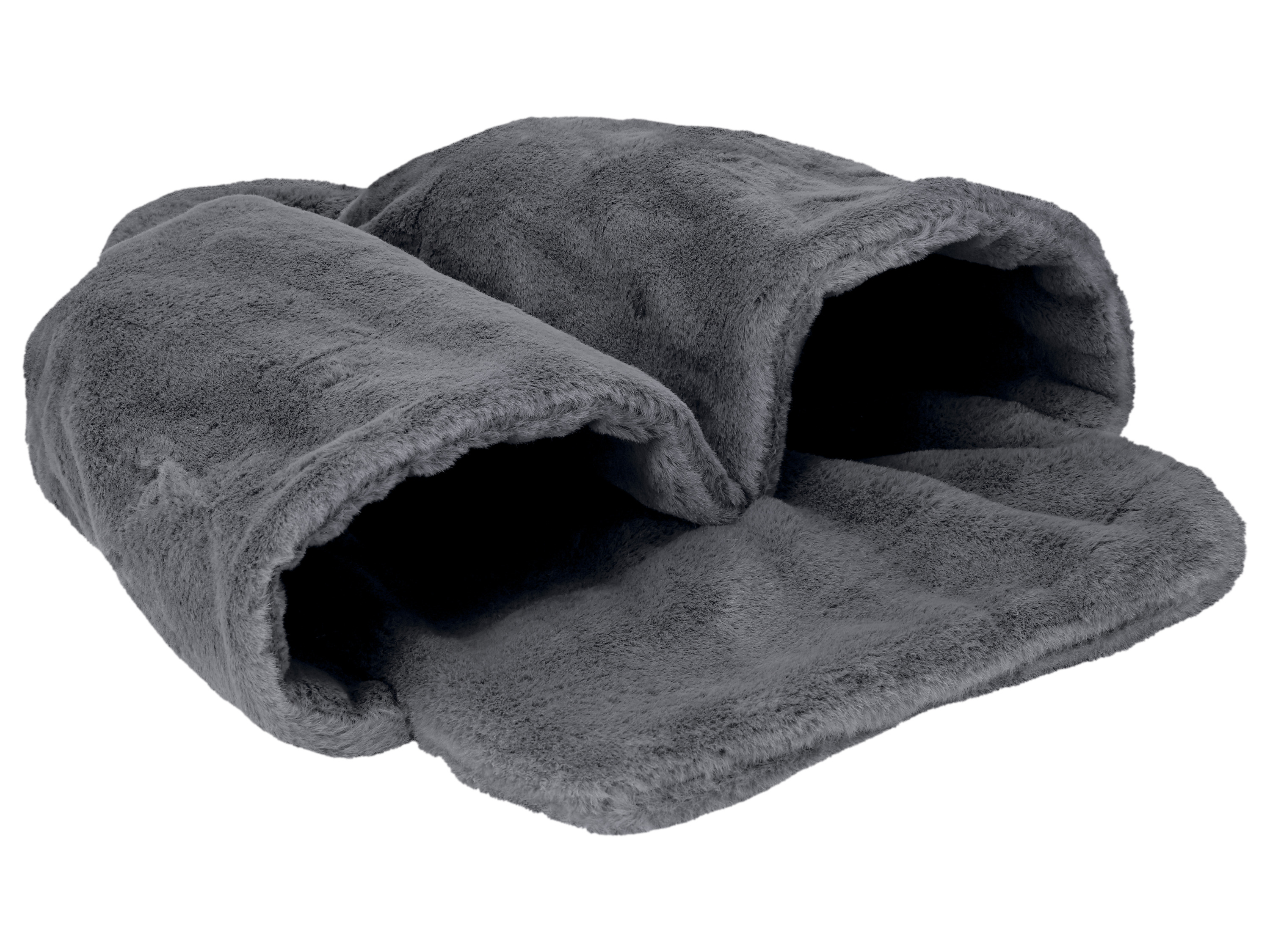 Thumbnail - sensiplast® Schlauch-Wärmflasche / 2-in-1 Wärmflasche (Fuß/dunkelgrau)