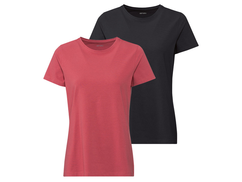 Gehe zu Vollbildansicht: esmara® Damen T-Shirts, 2 Stück, figurbetont aus Stretchjersey - Bild 7