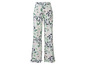 Weiße Hose mit Blumenmuster