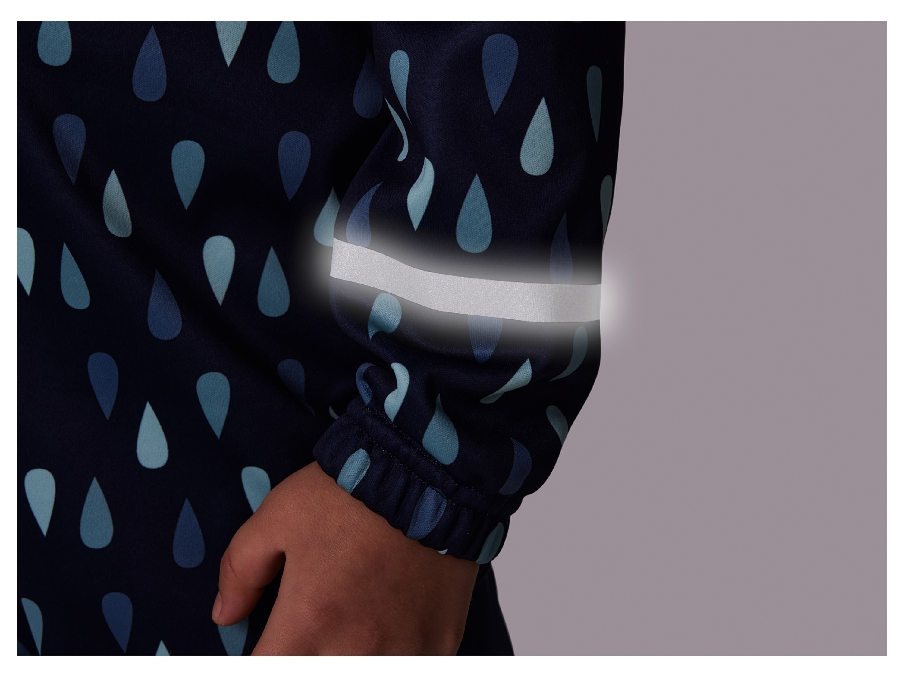 Thumbnail - lupilu® Baby Kleinkinder Matsch- und Buddel-Overall Softshell, gefüttert (Muster/navy, 110/116)