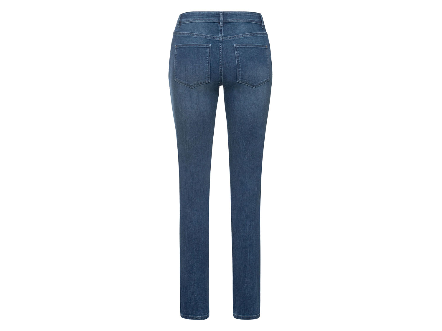 ESMARA® Damen Jeans Slim Fit (kurze Länge, Blau, 34) – Bild 2 von 2