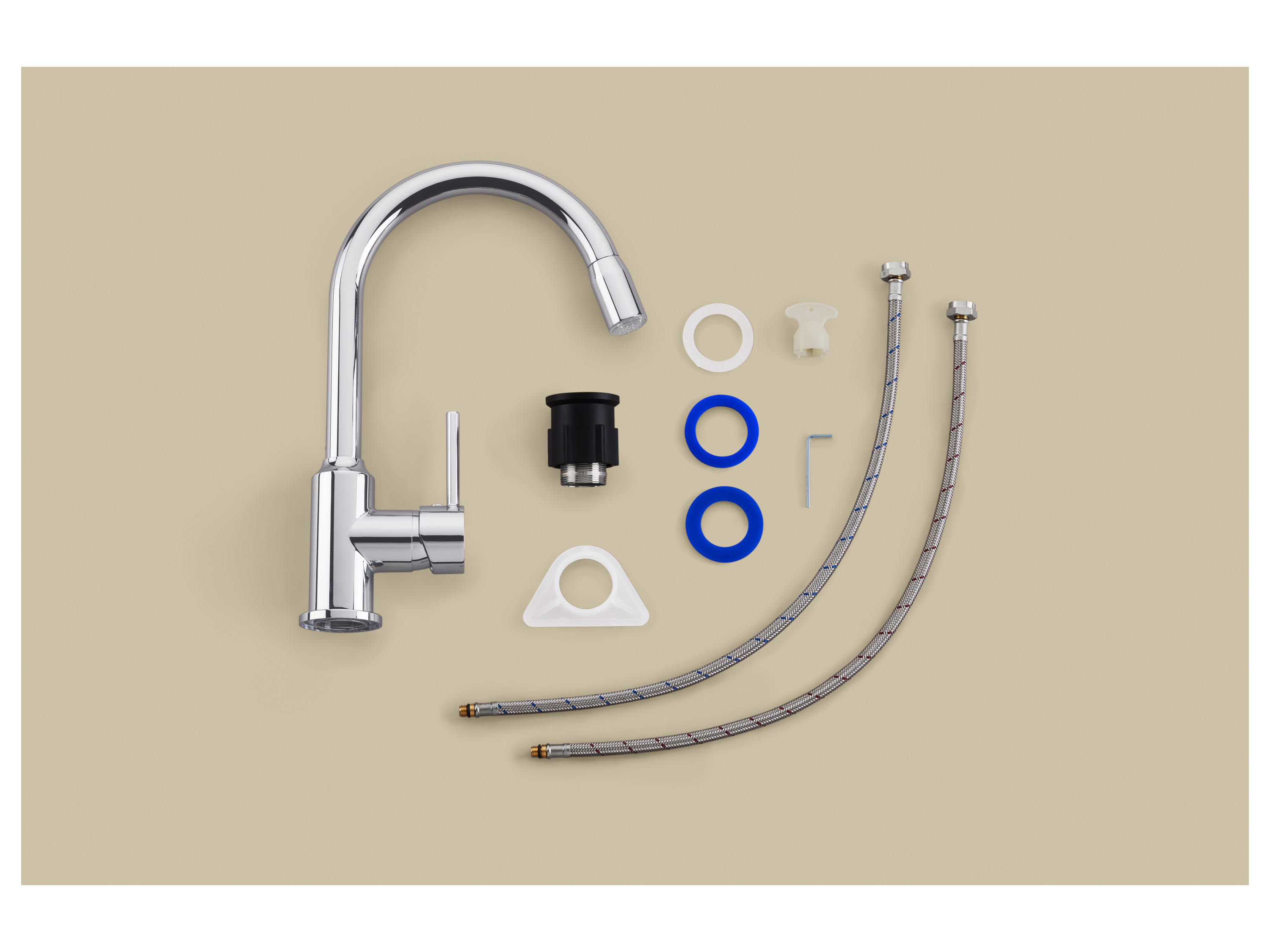 Thumbnail - LIVARNO® LED-Spültischarmatur (Chrom)