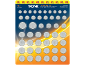 Multipack Knopfzellen, 48 Stück, verschiedene Größen und Kapazitäten.