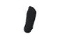 Einfarbige schwarze Sportsocke