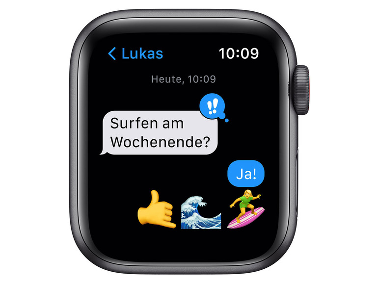 Gehe zu Vollbildansicht: Apple Watch SE GPS + Cellular intelligente Uhr mit Sportband - 32 GB - Wi-Fi, Bluetooth - 4G - Bild 40