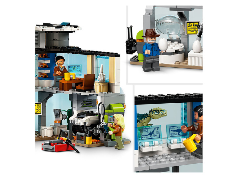 Gehe zu Vollbildansicht: LEGO® Jurassic World™ 76949 »Giganotosaurus und Therizinosaurus Angriff« - Bild 5