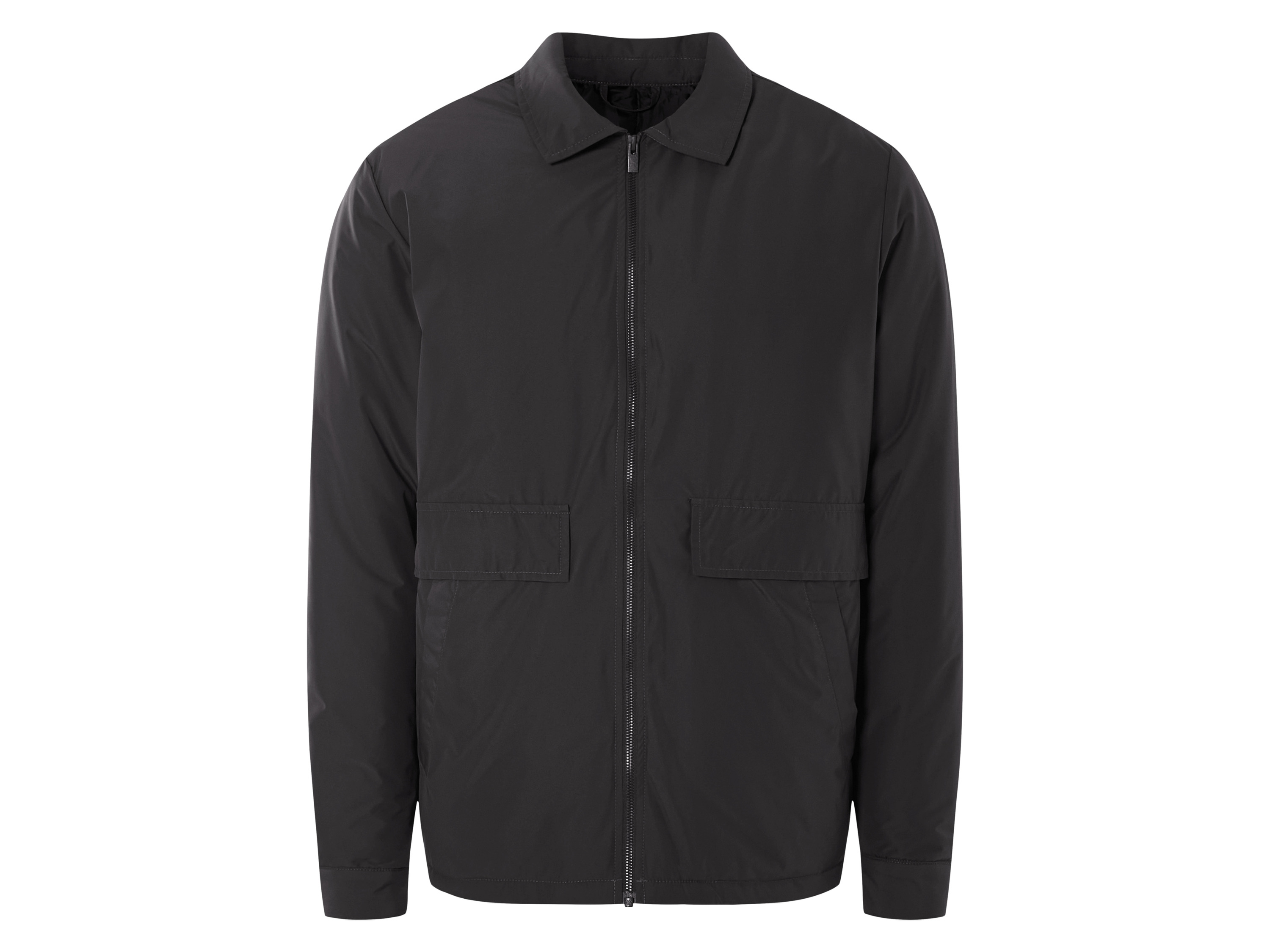 LIVERGY® Herren Jacke gefüttert (Schwarz, XXL (60/62))““ | schwarz Muster: – Detail: aufgesetzte Pattentaschen mit integrierten seitlichen Eingrifftaschen, weich und wärmend gefüttert