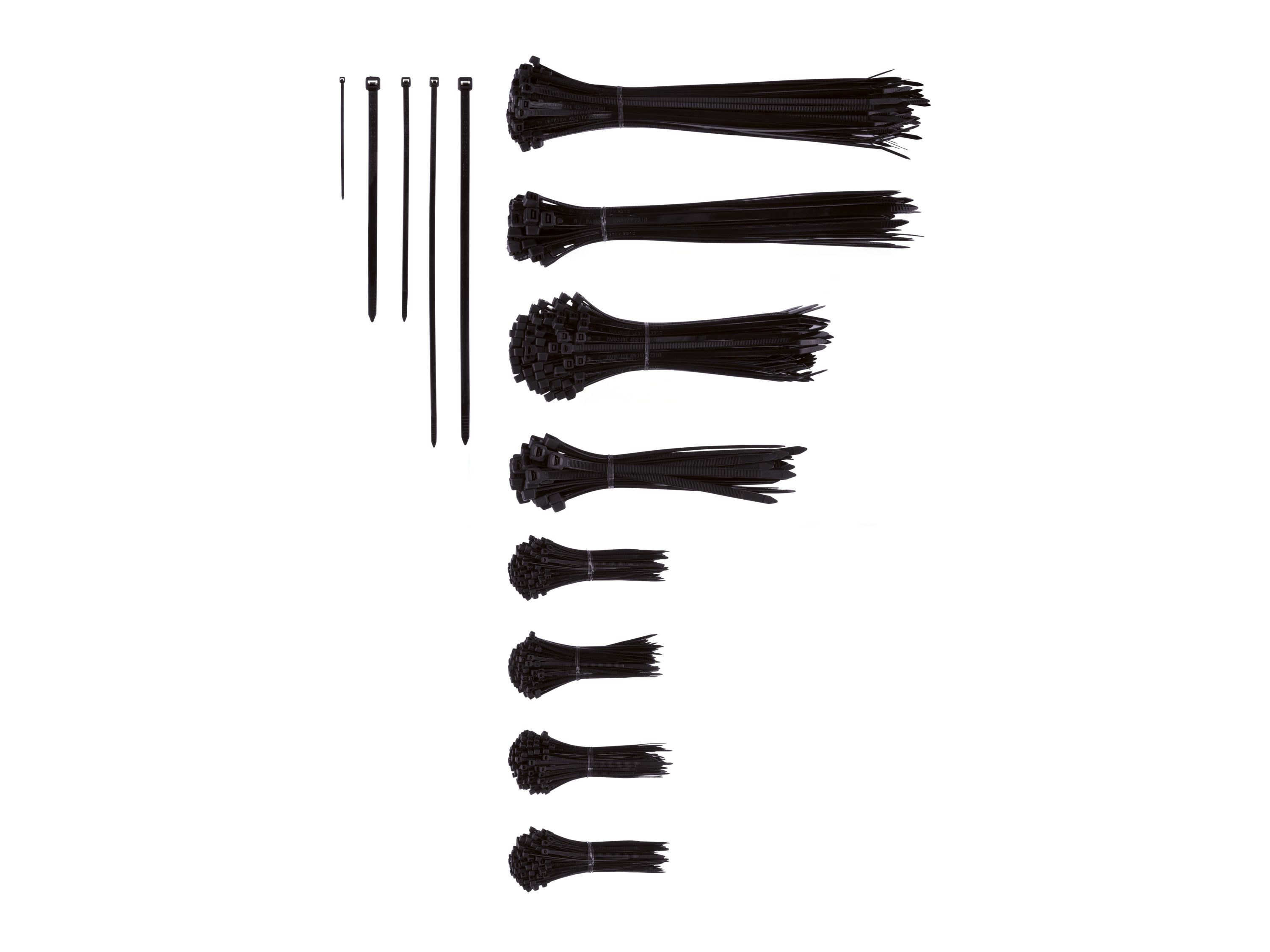 PARKSIDE® Kabelbinderset 1000tlg. XXL (Schwarz)““ | 04052916107829