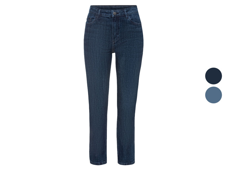 Gehe zu Vollbildansicht: esmara Damen Jeans, Straight Fit, in moderner 7/8-Länge - Bild 1