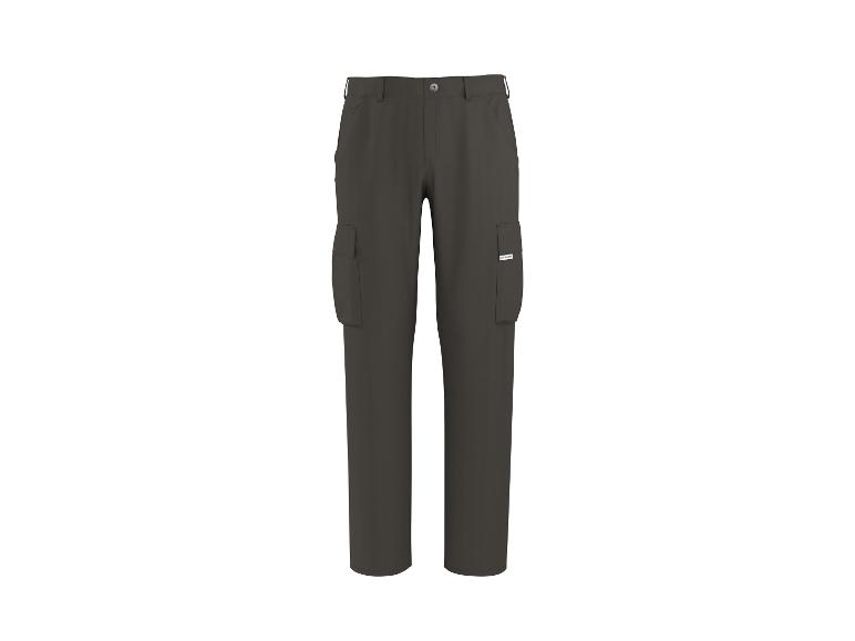 Dunkelgraue Cargo-Hose für Herren mit Seitentaschen