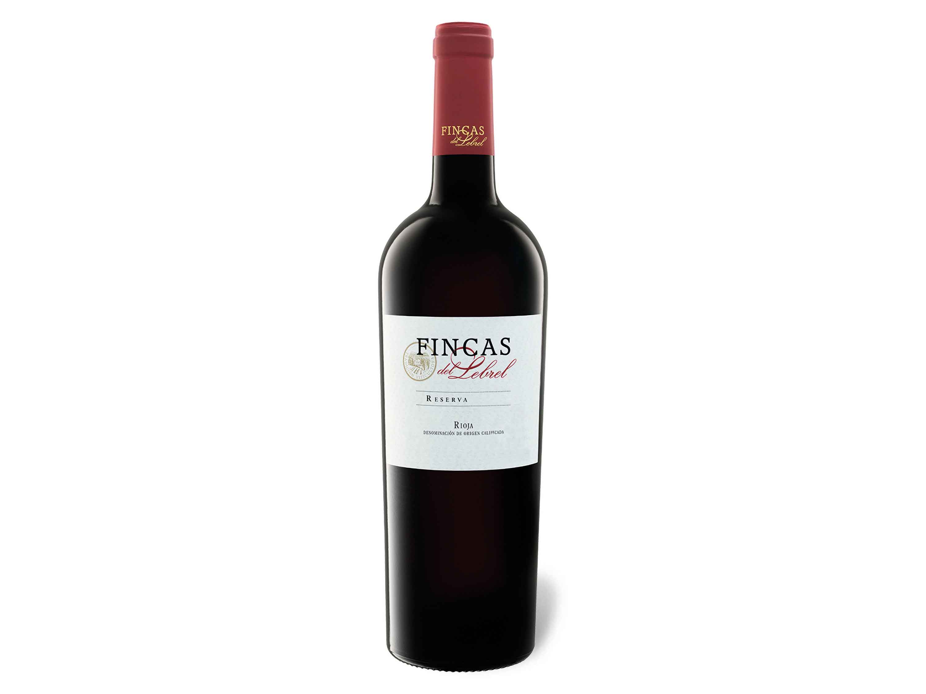 Fincas del Lebrel Rioja Reserva DOCa trocken, Rotwein 2017 Wein & Spirituosen Lidl DE