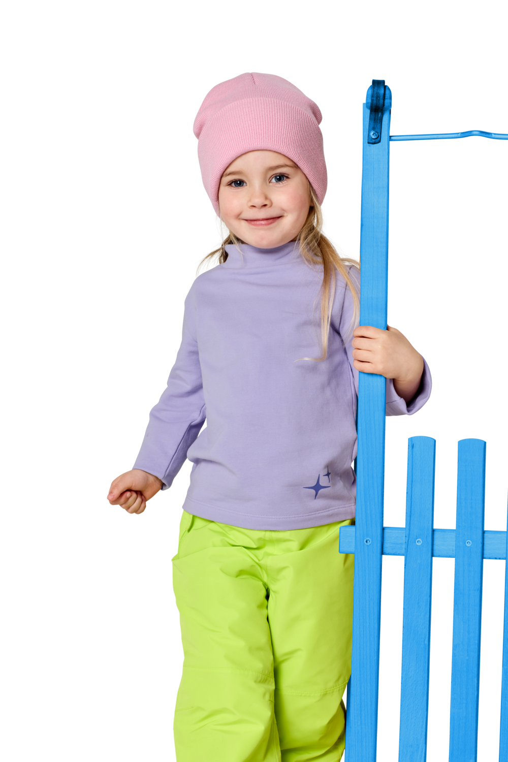 LUPILU® Kinder-Thermo-Langarmshirts (navy/lila, 110/116) – Bild 2 von 4