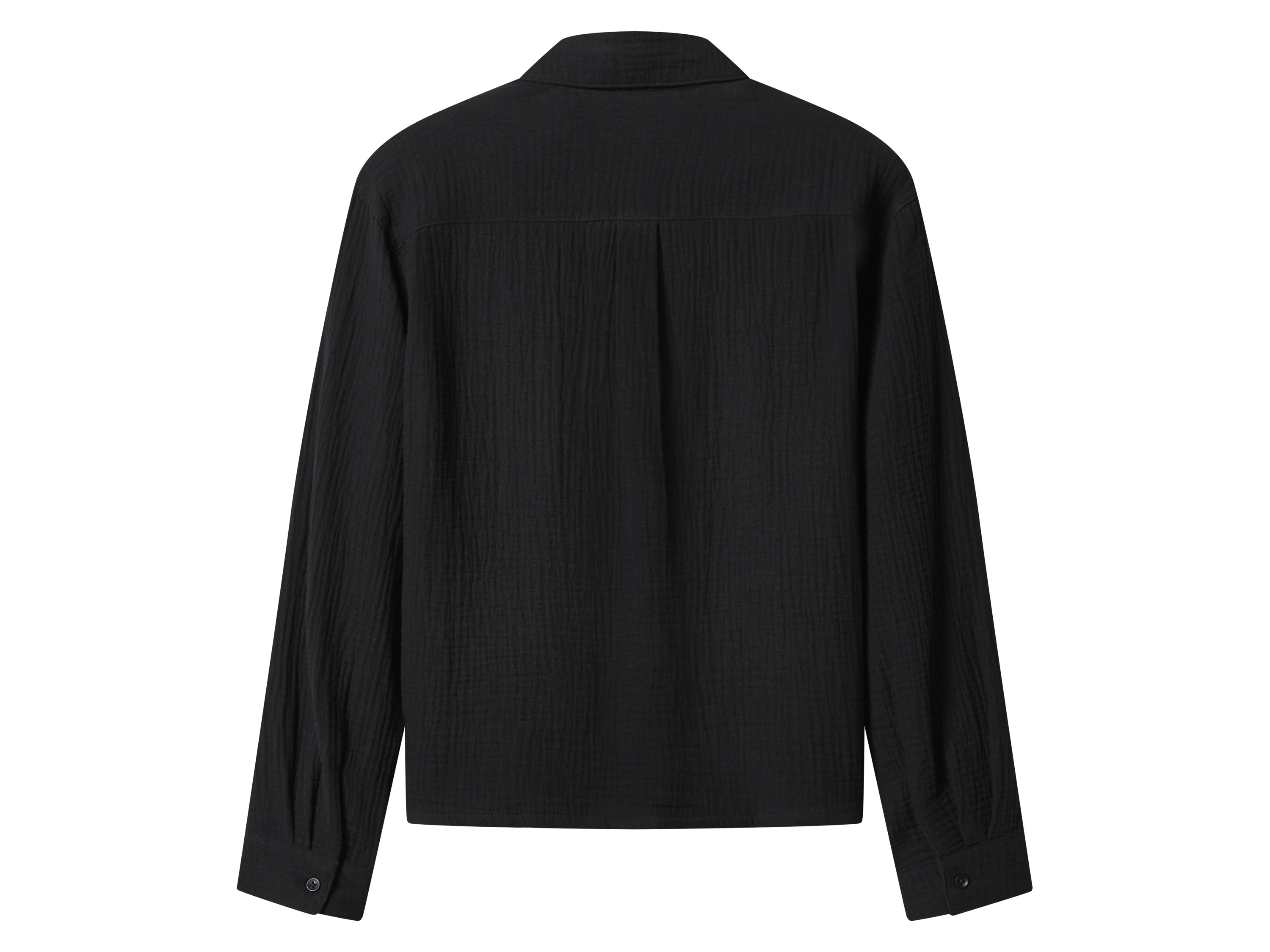 ESMARA KIDS Kinder Musselin Bluse (Schwarz, 146/152) – Bild 3 von 4