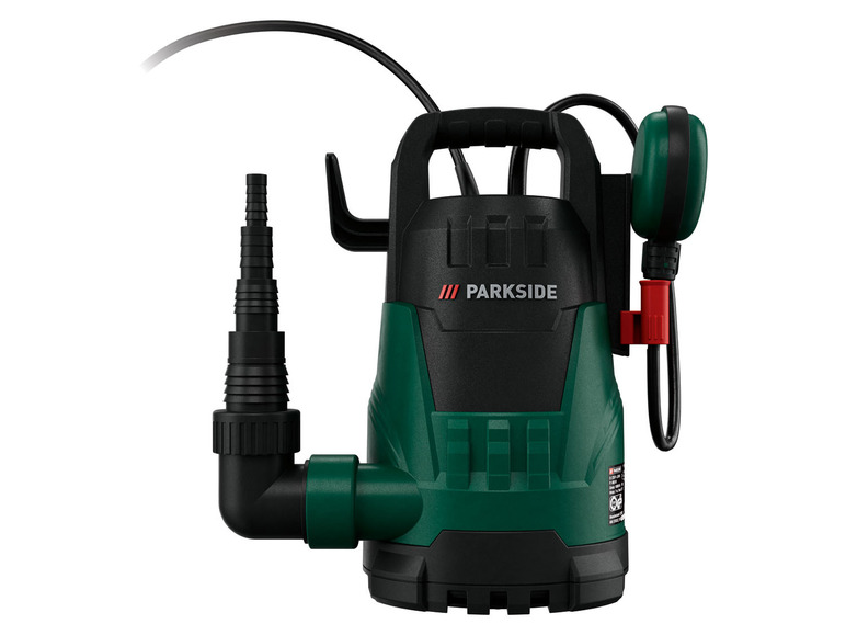 Gehe zu Vollbildansicht: PARKSIDE® Klarwassertauchpumpe »PTPK 400 B1«, mit Gartenschlauch-Set - Bild 3