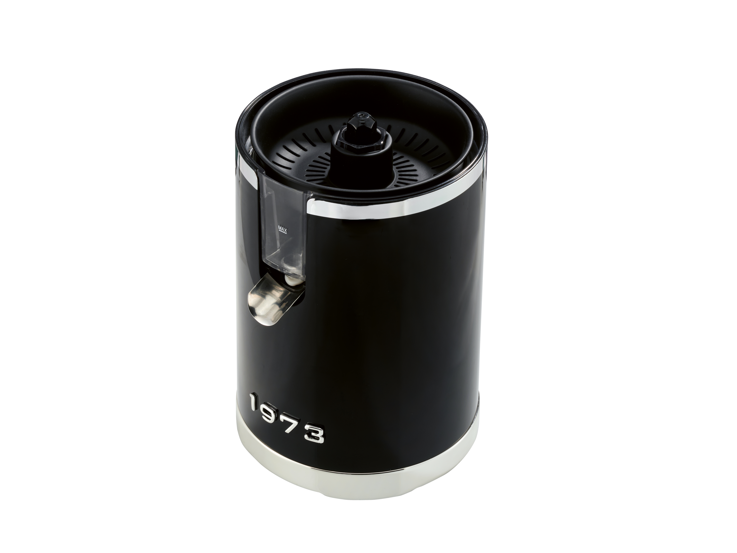SILVERCREST® Zitruspresse »Chrom Retro 1973 - SZPC 85 B2« (Schwarz)""