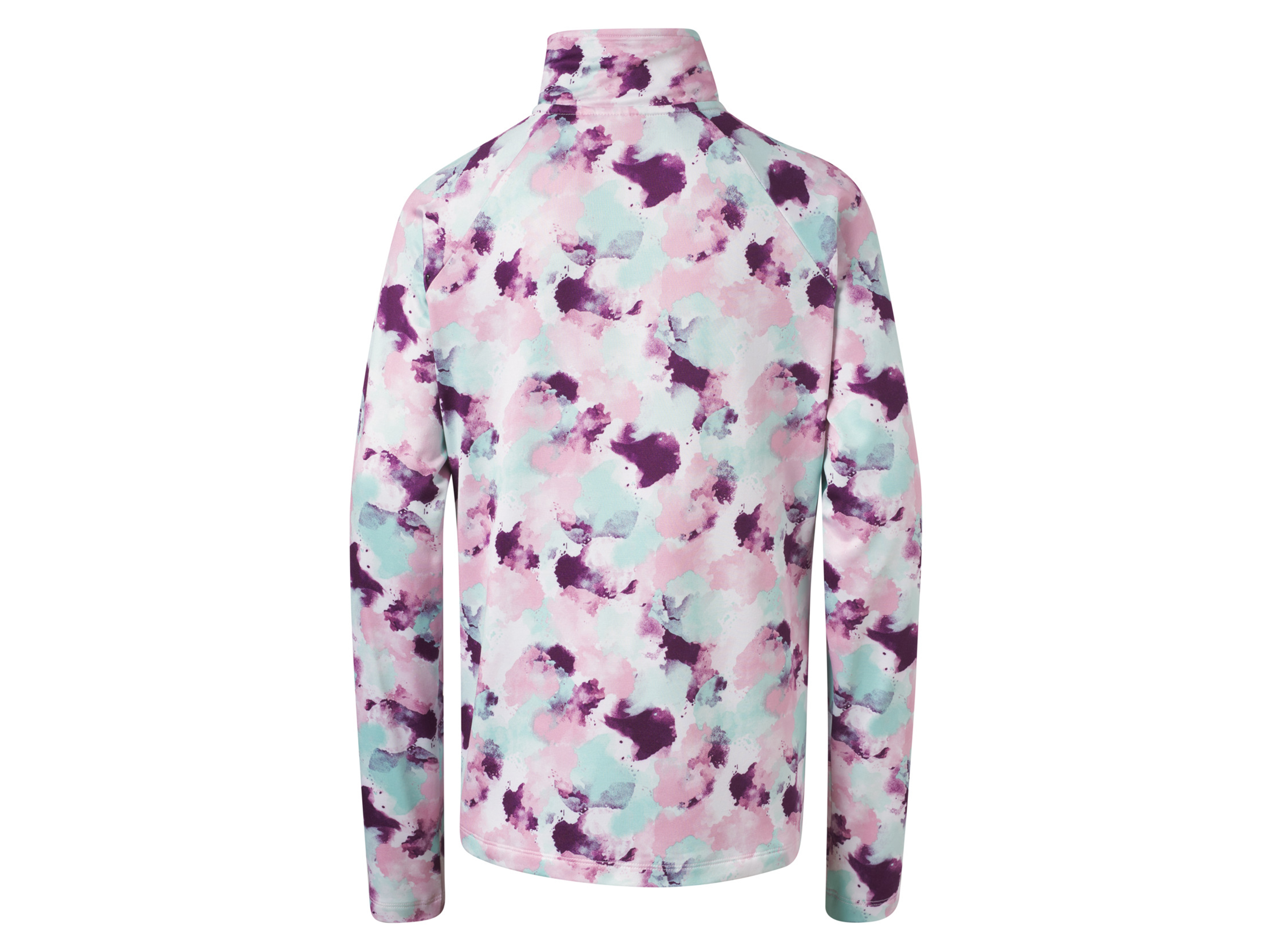 Thumbnail - CRIVIT Kinder Mädchen Funktionsshirt Thermo Ski (146/152, weiß/rosa/mint)