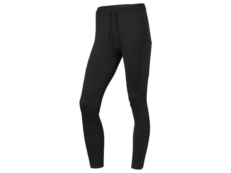 Schwarze Leggings mit Kordelzug