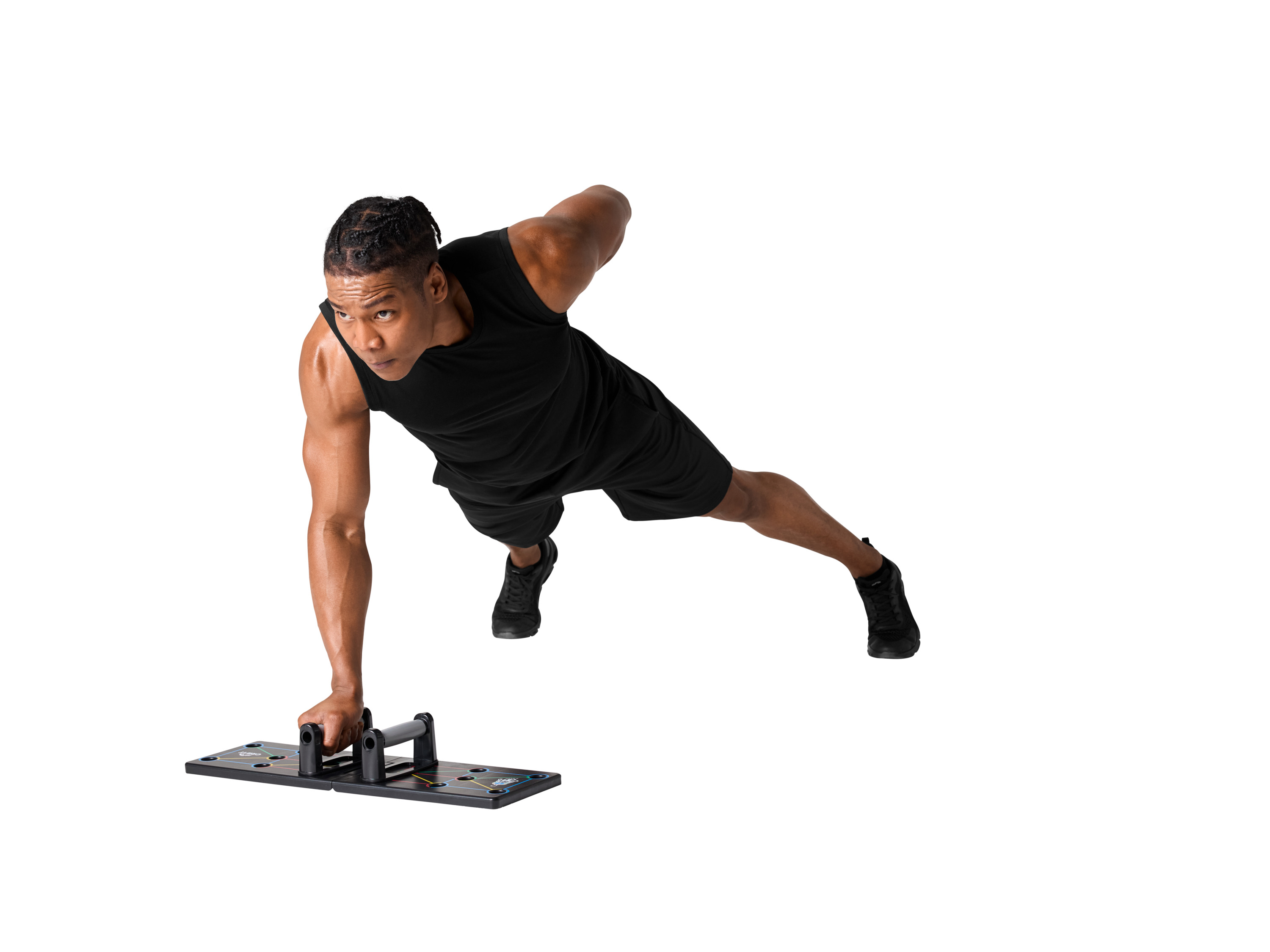 Thumbnail - CRIVIT Push-up-Board / Kurzhantel-Set / Kettlebell (Push Up Board)