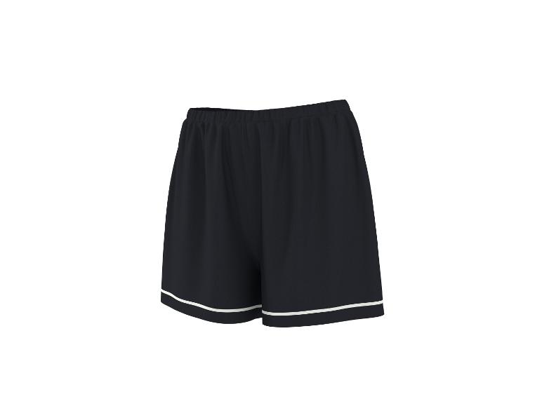 Schwarze Sportshorts mit weißen Rändern