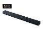 Schwarze Soundbar mit der Aufschrift „Made for Germany“.