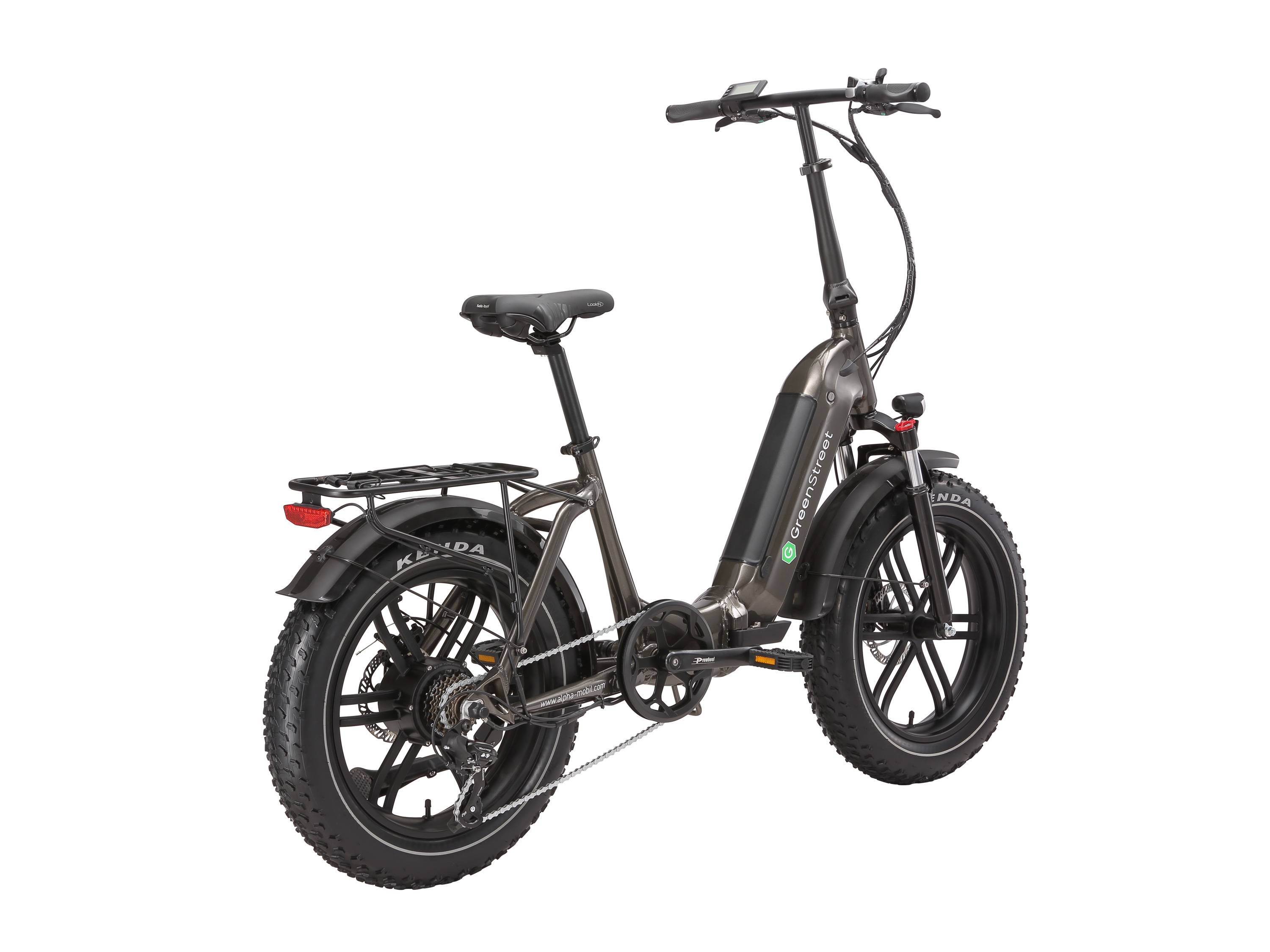 Thumbnail - GreenStreet E-Bike Klapprad »GS5 250 W«, 20 Zoll (Anthrazit)""