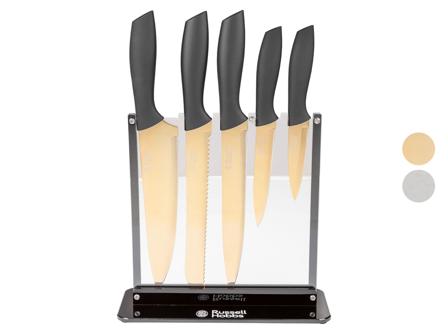 Angebot Lidl Russell Hobbs Messerblock, 5er Set Lidl