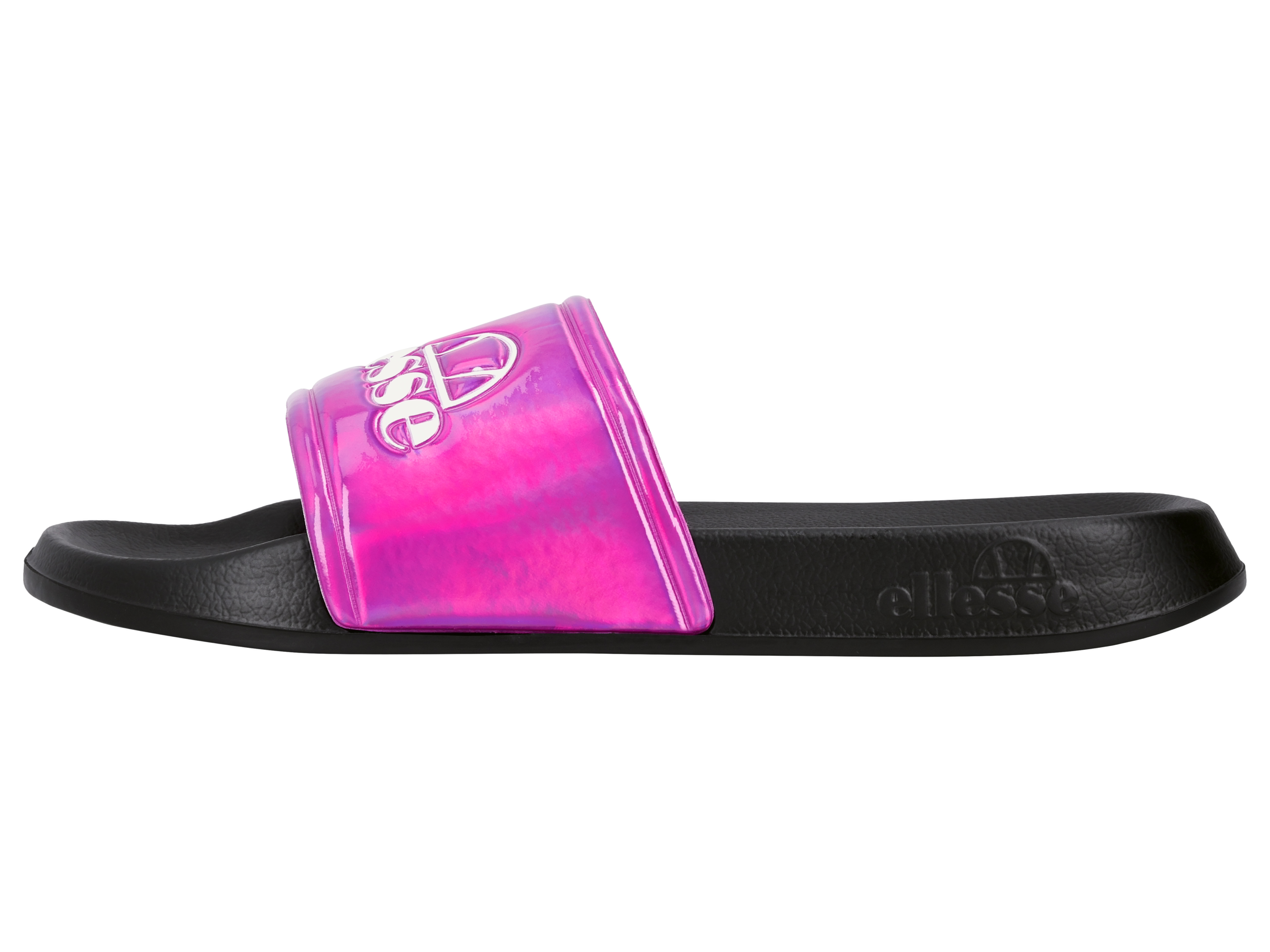 Thumbnail - Ellesse Damen Slides (Schwarz/Pink, 36)