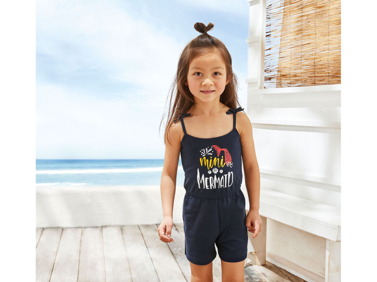 Gehe zu Vollbildansicht: lupilu® Kleinkinder Mädchen Jumpsuit mit Gummizug in der Taille - Bild 6