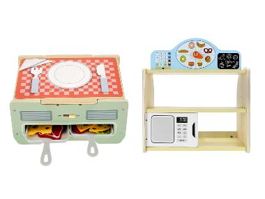 LUPILU® 2-in-1-Tischgrill / Spielbäckerei, mit Zubehör