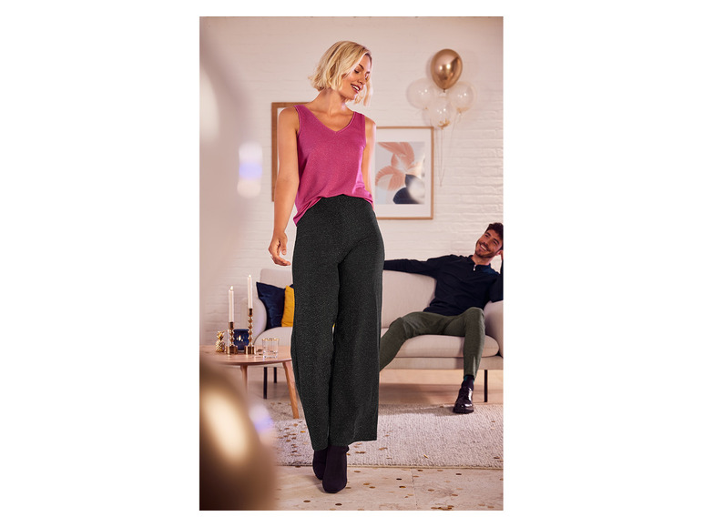 Gehe zu Vollbildansicht: esmara® Damen Hose mit edlem Glitzereffekt - Bild 8