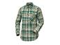 Ein grünes kariertes Hemd mit langen Ärmeln von Parkside.
