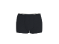 Schwarze Herren-Boxershorts mit gestreiftem Bund