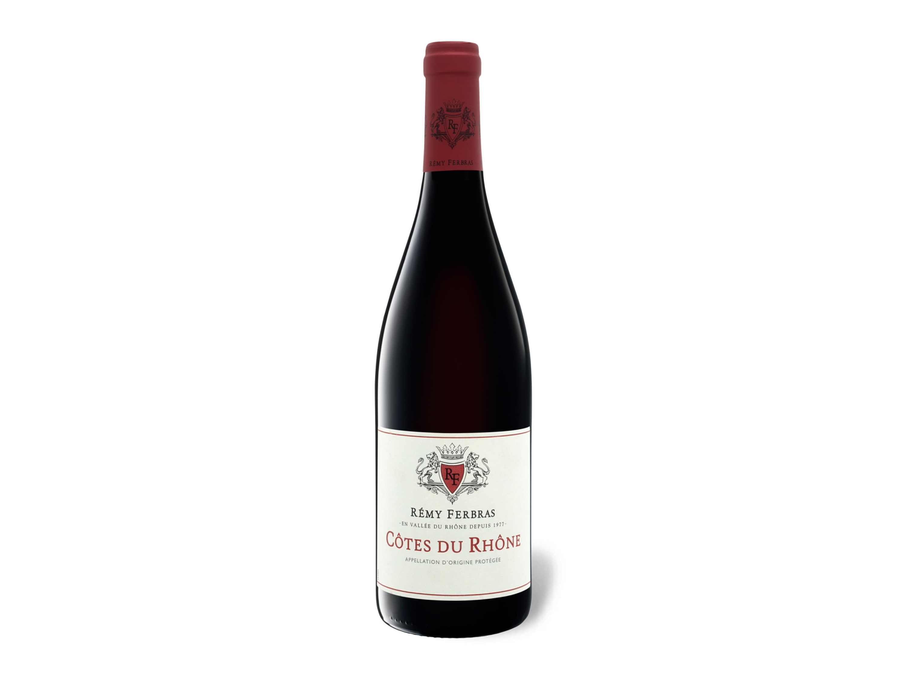 Lidl Wein-Angebot - Rémy Febras Côtes du Rhône AOP trocken, Rotwein 2025