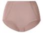 Damen-High-Waist-Slip in Rosa mit Spitzendetails an den Seiten.
