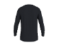Dunkelgraues Herren-Langarmshirt, Rückansicht.