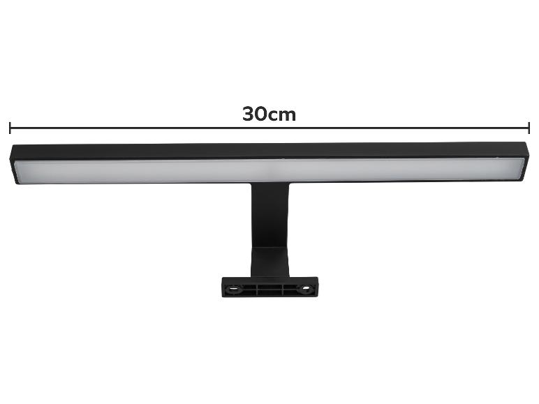Schwarze 30 cm lange LED-Wandleuchte