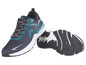 Schwarze und grüne Laufschuhe von Crivit.