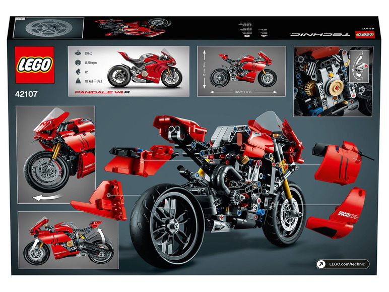 Gehe zu Vollbildansicht: LEGO® Technic 42107 »Ducati Panigale V4 R« - Bild 7
