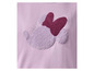 Lilafarbener Pullover mit gestickter Mickey Mouse.