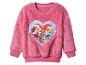 Rosa flauschiges Kinder-Sweatshirt mit Weihnachts-Paw Patrol-Aufdruck