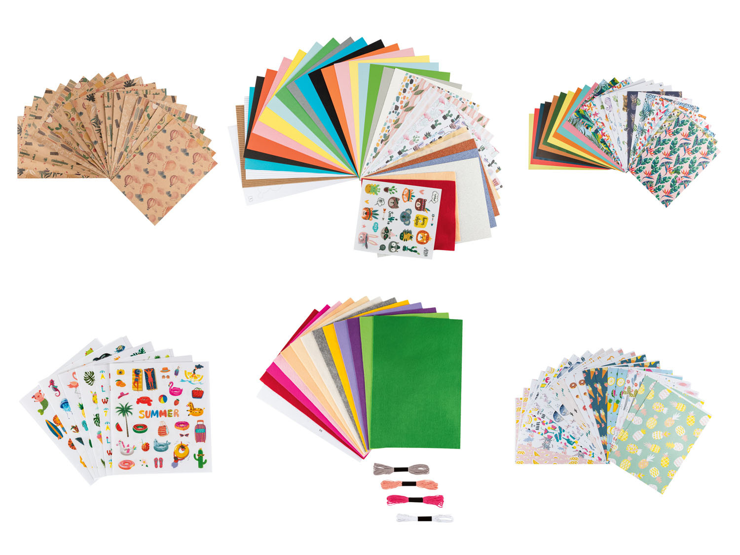 crelando® Kreativ Scrapbook Papier / Kreativ Mix LIDL