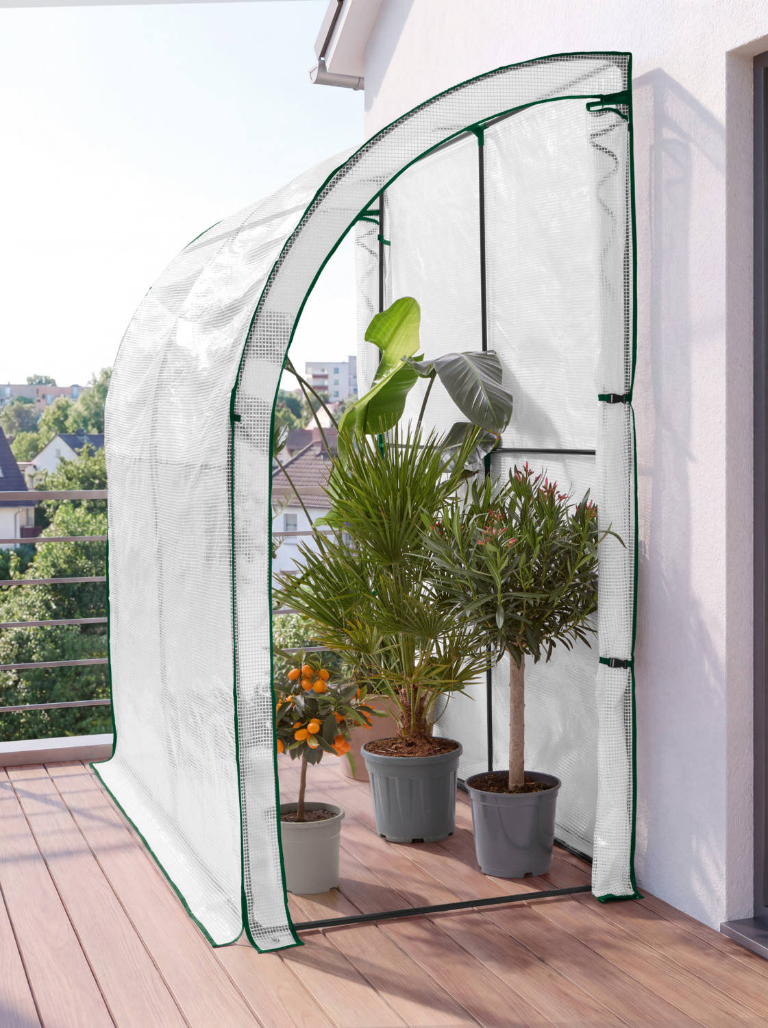 PARKSIDE® Anlehn-Gewächshaus (Weiß) – Bild 2 von 4