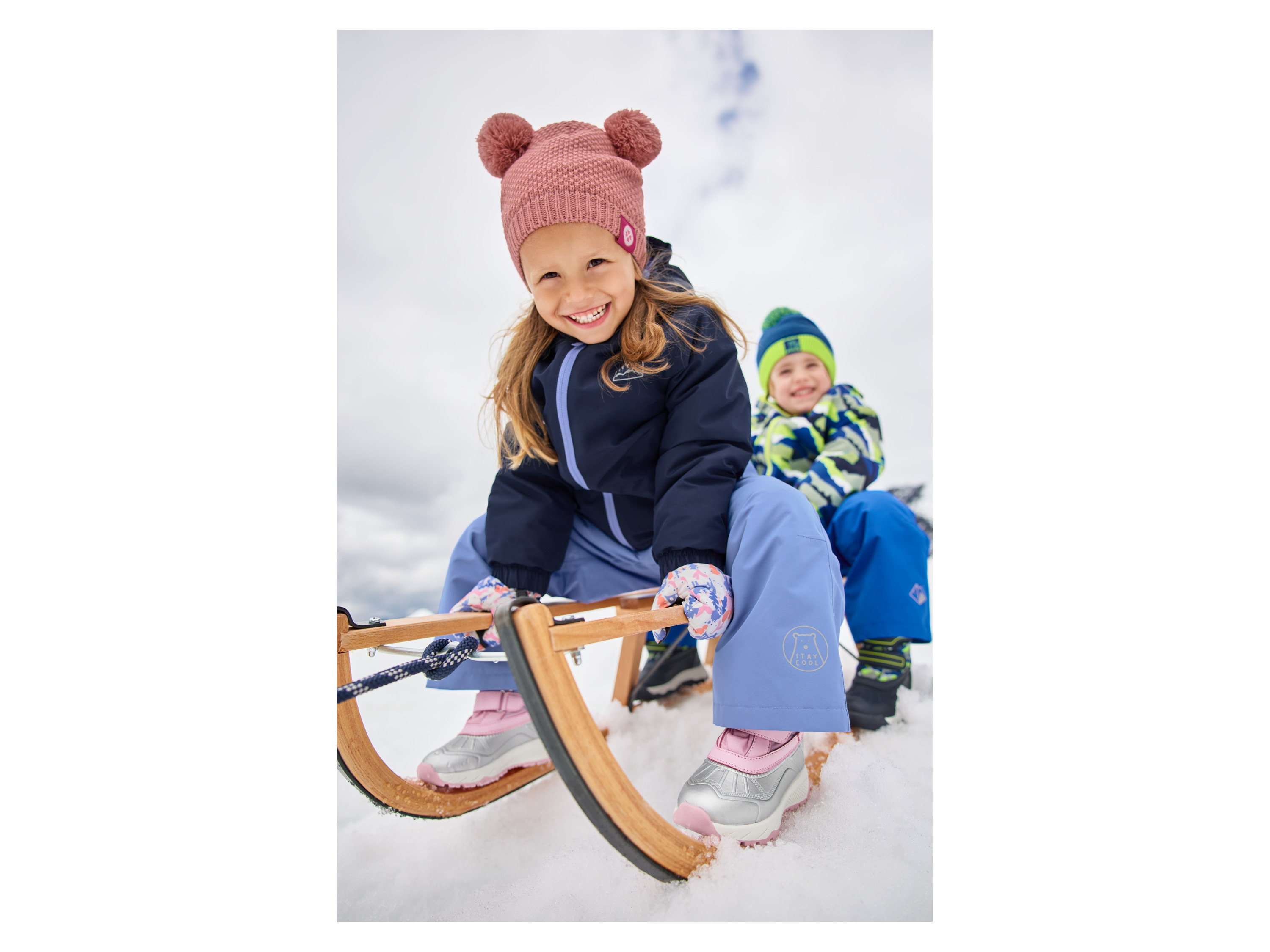 Thumbnail - lupilu® Kinder Handschuhe Fäustlinge (Weiß, 2)