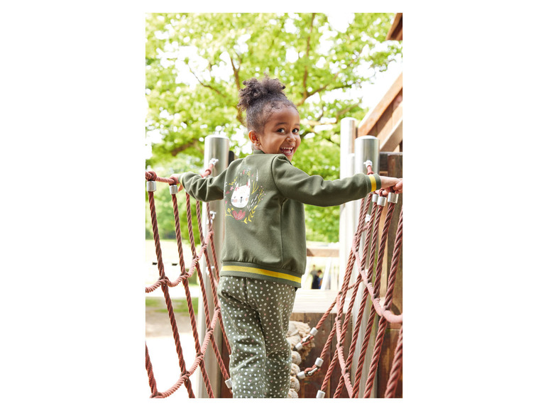 Gehe zu Vollbildansicht: lupilu® Kleinkinder Mädchen Collegejacke mit Baumwolle - Bild 9