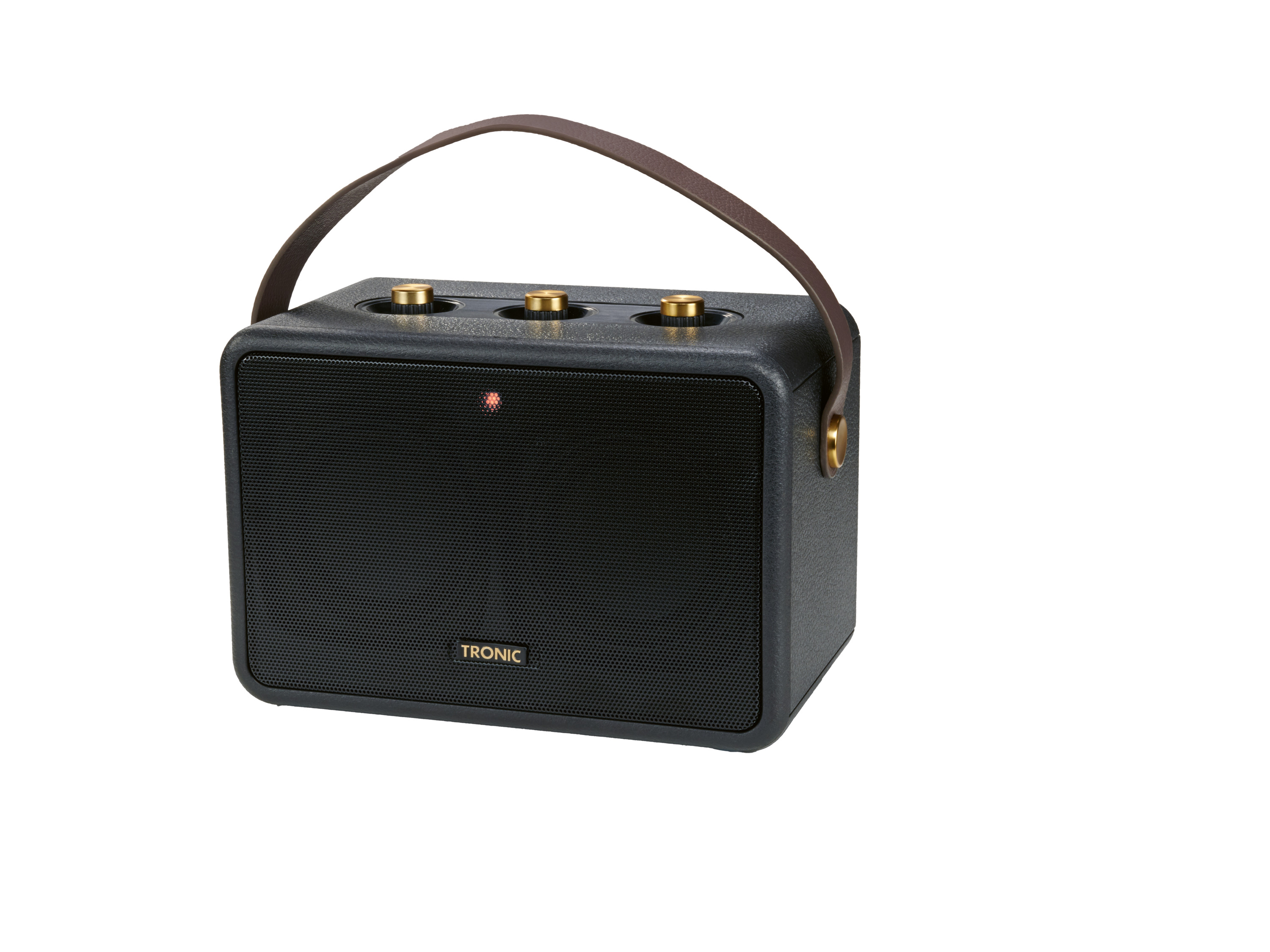 TRONIC® Lautsprecher Retro Bluetooth"" - Farbe: schwarz