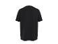 Schwarzes Kurzarm-T-Shirt, Rückansicht