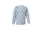 Hellblaues Baby-Langarmshirt mit Auto-Print.